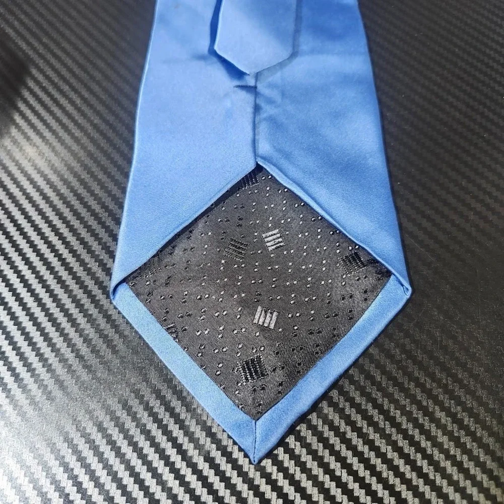 Solid Blue Stylish Men's Neck Tie